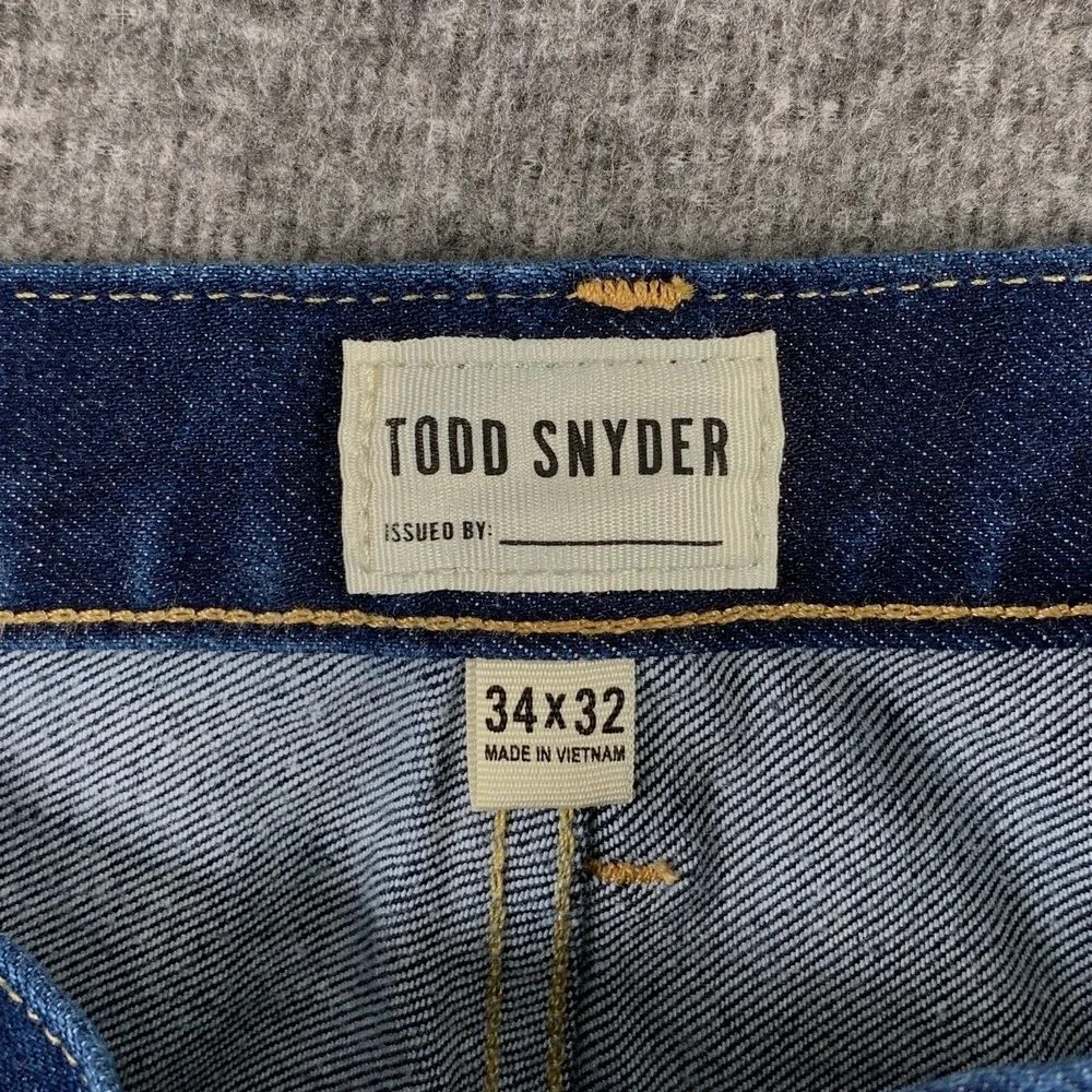 Todd Snyder Jeans Men 34x31 Slim Fit Stretch 5 Pocket Pant Modern